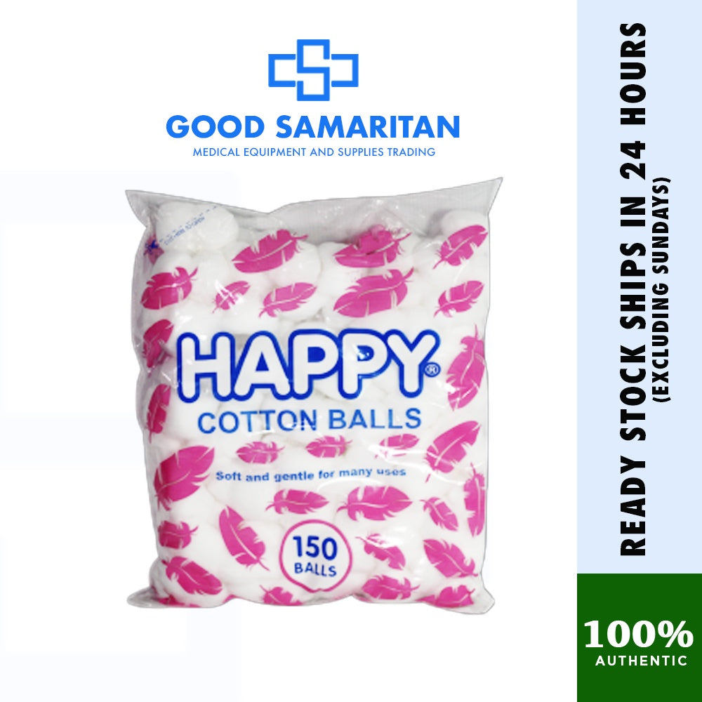 Happy Cotton Balls 50pcs / 150pcs / 300pcs
