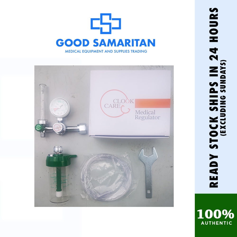 Heavy Duty Oxygen Regulator with Cannula and Wrench