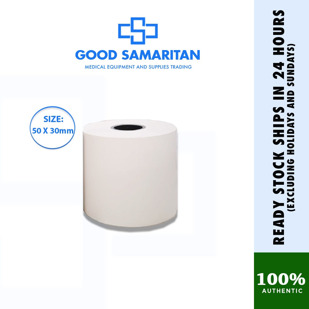 ECG Paper Rolls 50x30 / 63x30 / 80x20 (Per Roll)