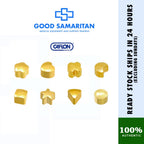 Caflon Stud Earrings Plain Shapes (Hypoallergenic and Sterile)