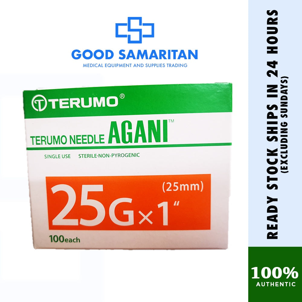 Terumo Needle Agani 23G x 1 / 25G x 1 (100pcs)