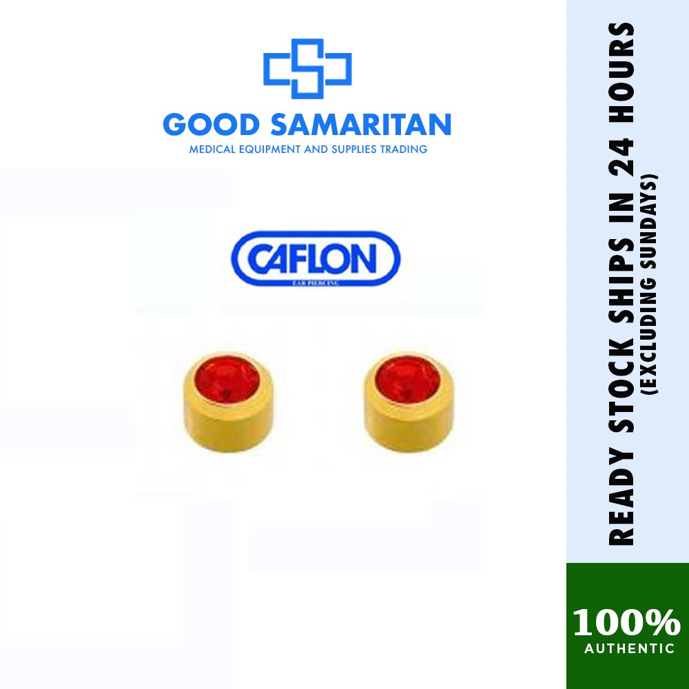Caflon Stud Earrings Birthstone (Hypoallergenic and Sterile)