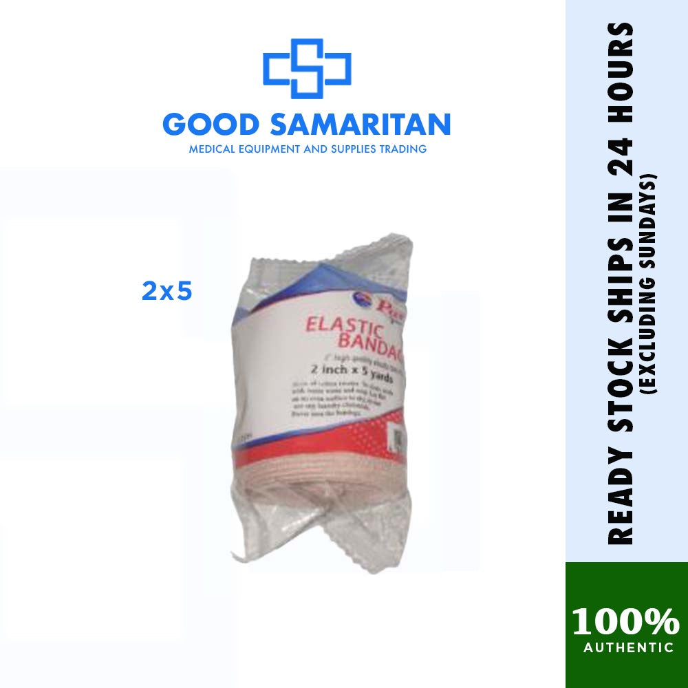 Elastic Bandage (2x5/3x5/4x5/6x5) per Roll
