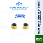 Caflon Stud Earrings Birthstone (Hypoallergenic and Sterile)
