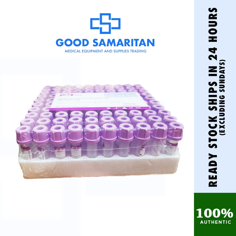 Microtainer Edta Purple Lavender Tube K2 0.5ml 100pcs/tray (Expiry:2026)