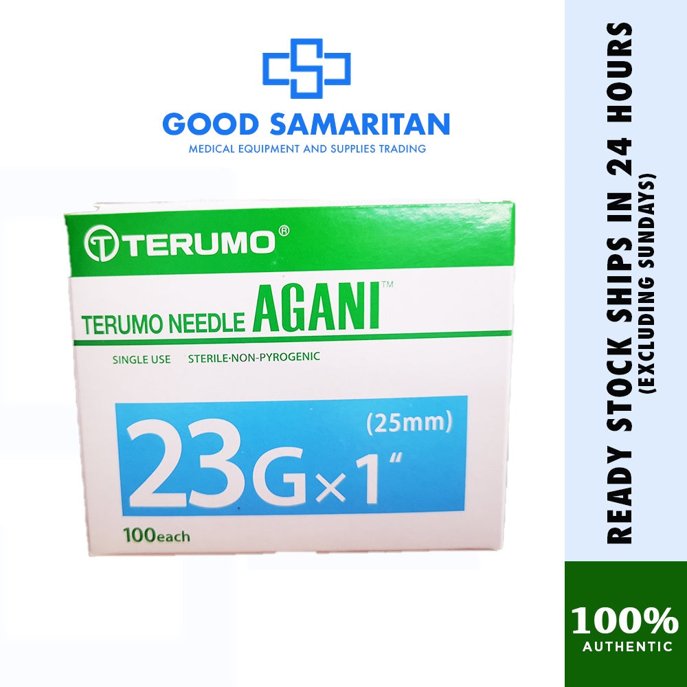 Terumo Needle Agani 23G x 1 / 25G x 1 (100pcs)