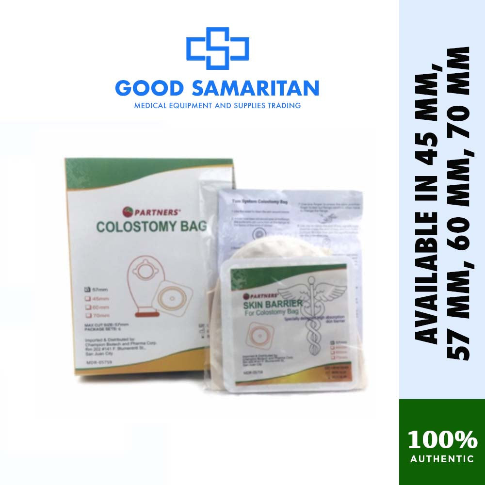 Partners Colostomy Bag 45mm, 57mm, 60mm, 70mm