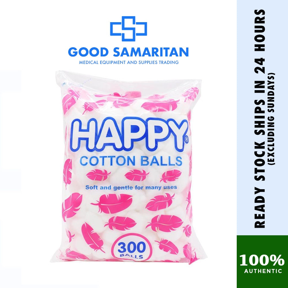 Happy Cotton Balls 50pcs / 150pcs / 300pcs