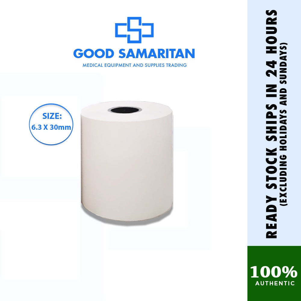 ECG Paper Rolls 50x30 / 63x30 / 80x20 (Per Roll)