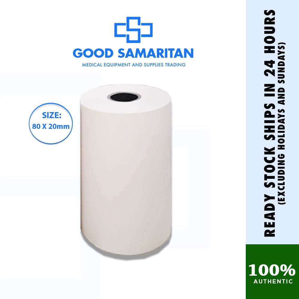 ECG Paper Rolls 50x30 / 63x30 / 80x20 (Per Roll)