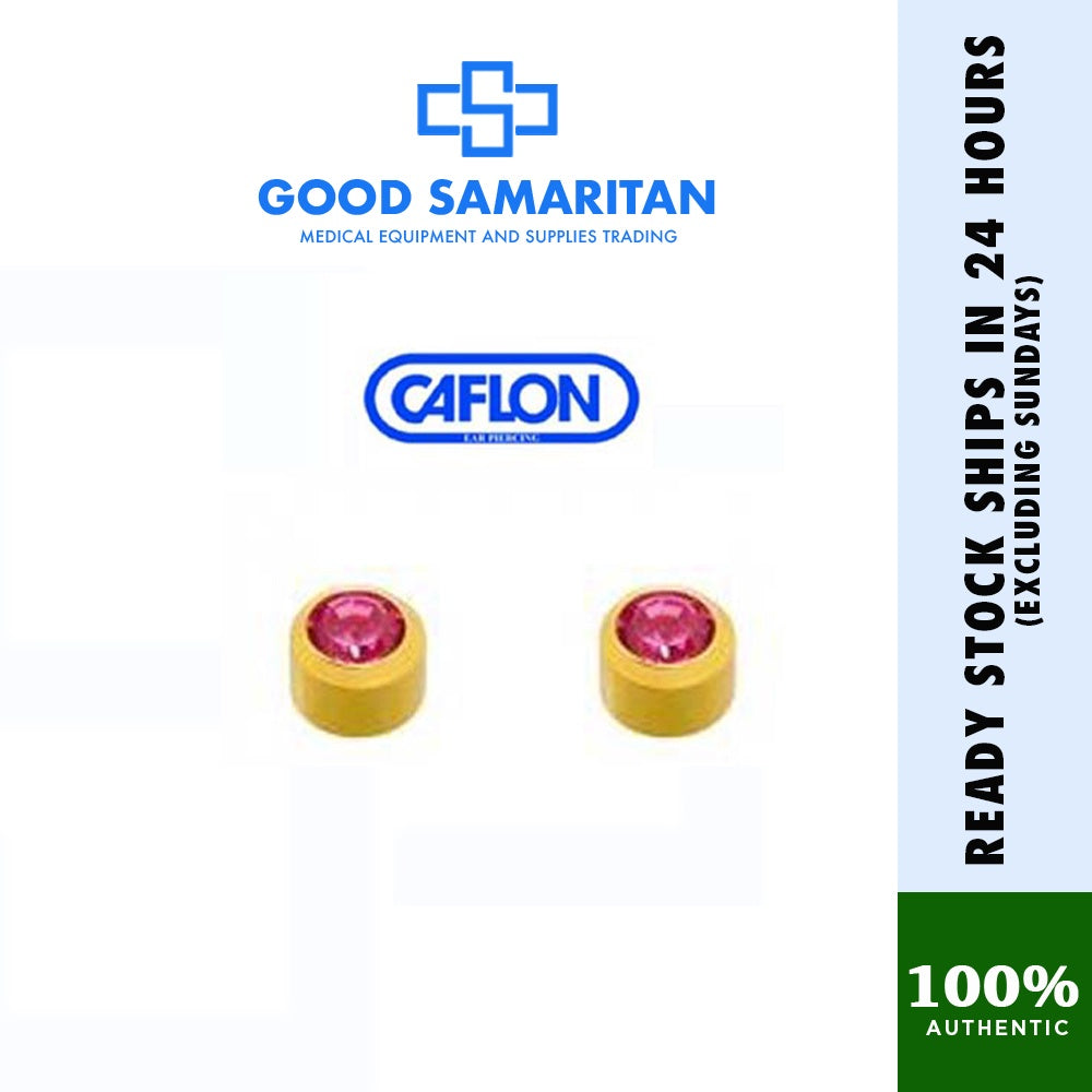 Caflon Stud Earrings Birthstone (Hypoallergenic and Sterile)