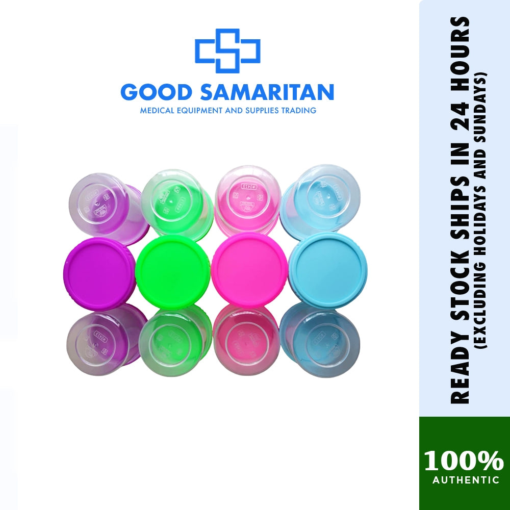 Cotton Ball Container Plastic (12pieces per pack)