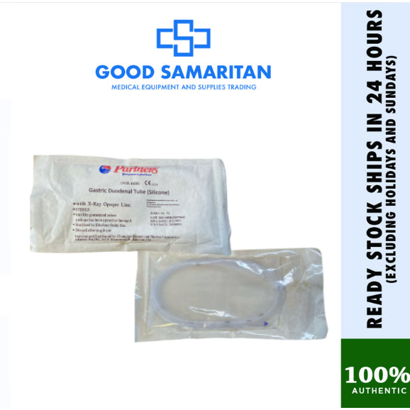 Gastric Duodenal Tube Silicone / NGT Tube / FR14 / FR16 / FR18 (per piece)