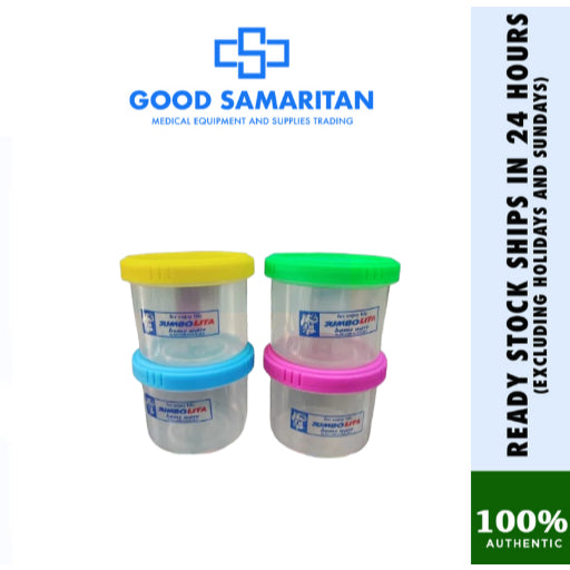 Cotton Ball Container Plastic-per piece