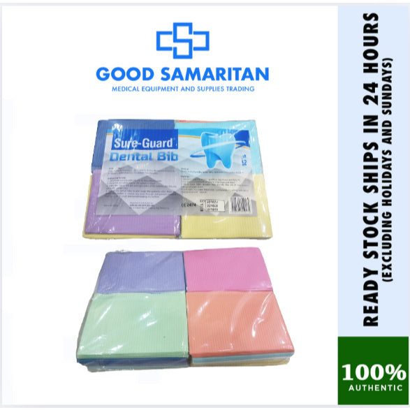 Sure-Guard Dental Bibs 100pcs