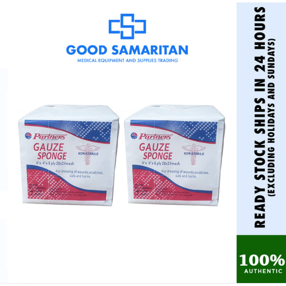 Gauze Pad 4x4x8ply Non-Sterile 28x24 Mesh 100pcs