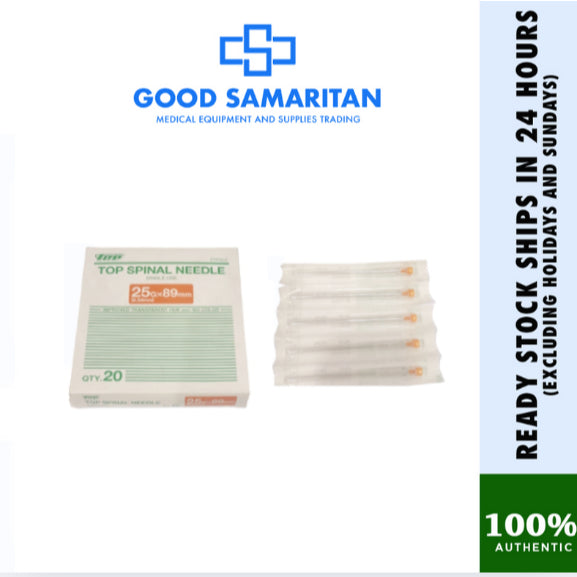 Top Spinal Needle 25G Sterile (per piece)