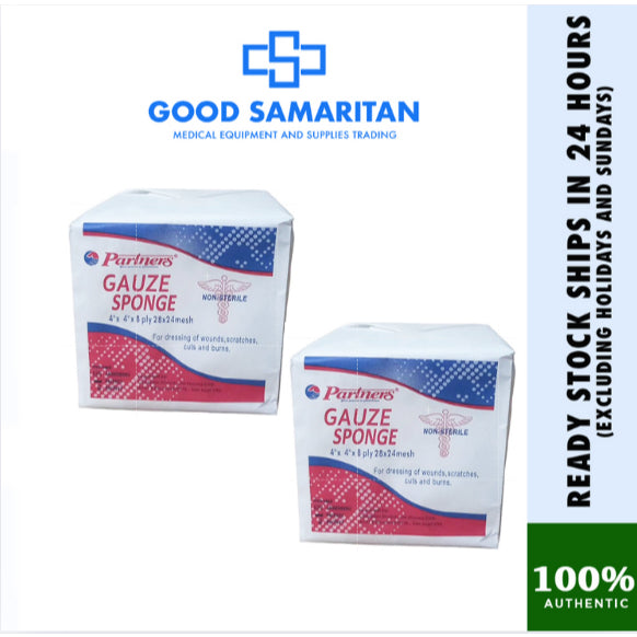 Gauze Pad 4x4x8ply Non-Sterile 28x24 Mesh 100pcs