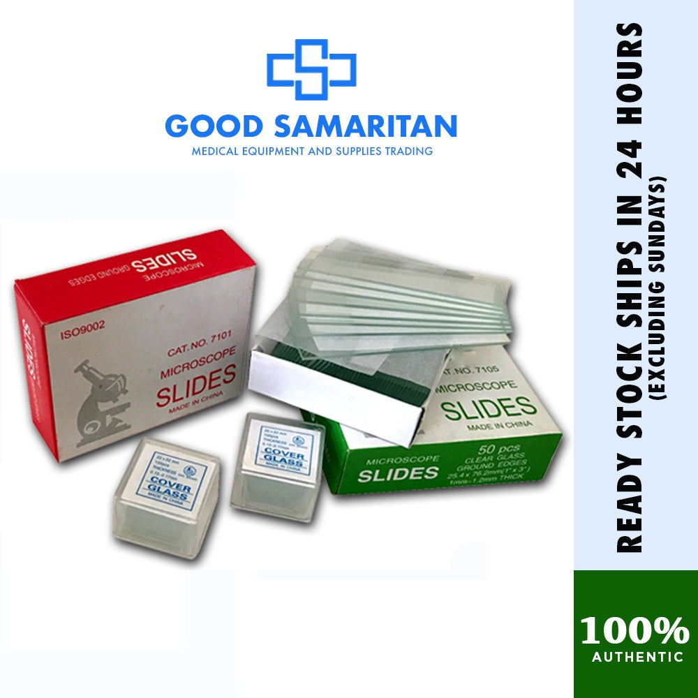 Microscope Glass Slides / Plain or Frosted / Glass Cover