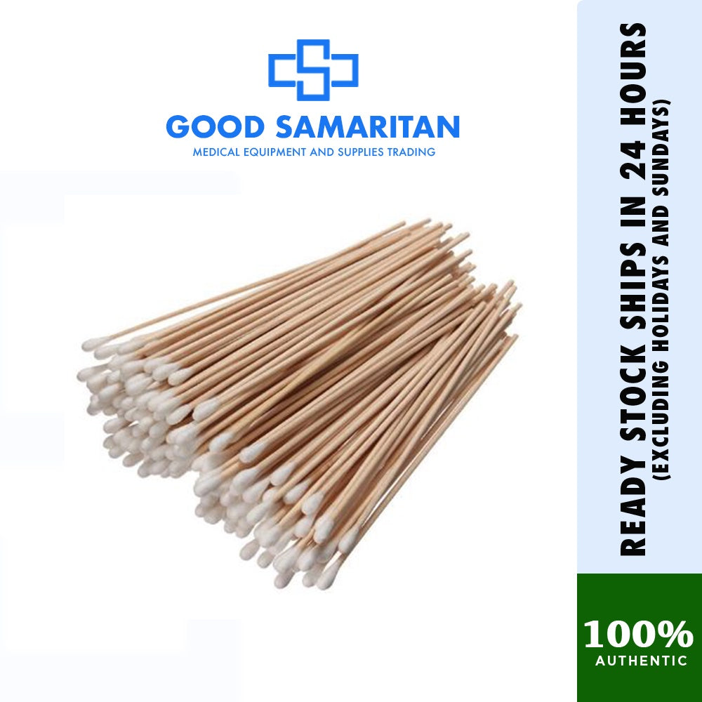 Cotton Applicator Small or Big Head / Sterile or Non-Sterile (50 or 100pcs)