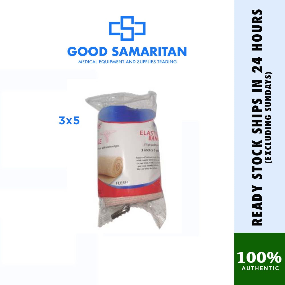 Elastic Bandage (2x5/3x5/4x5/6x5) per Roll