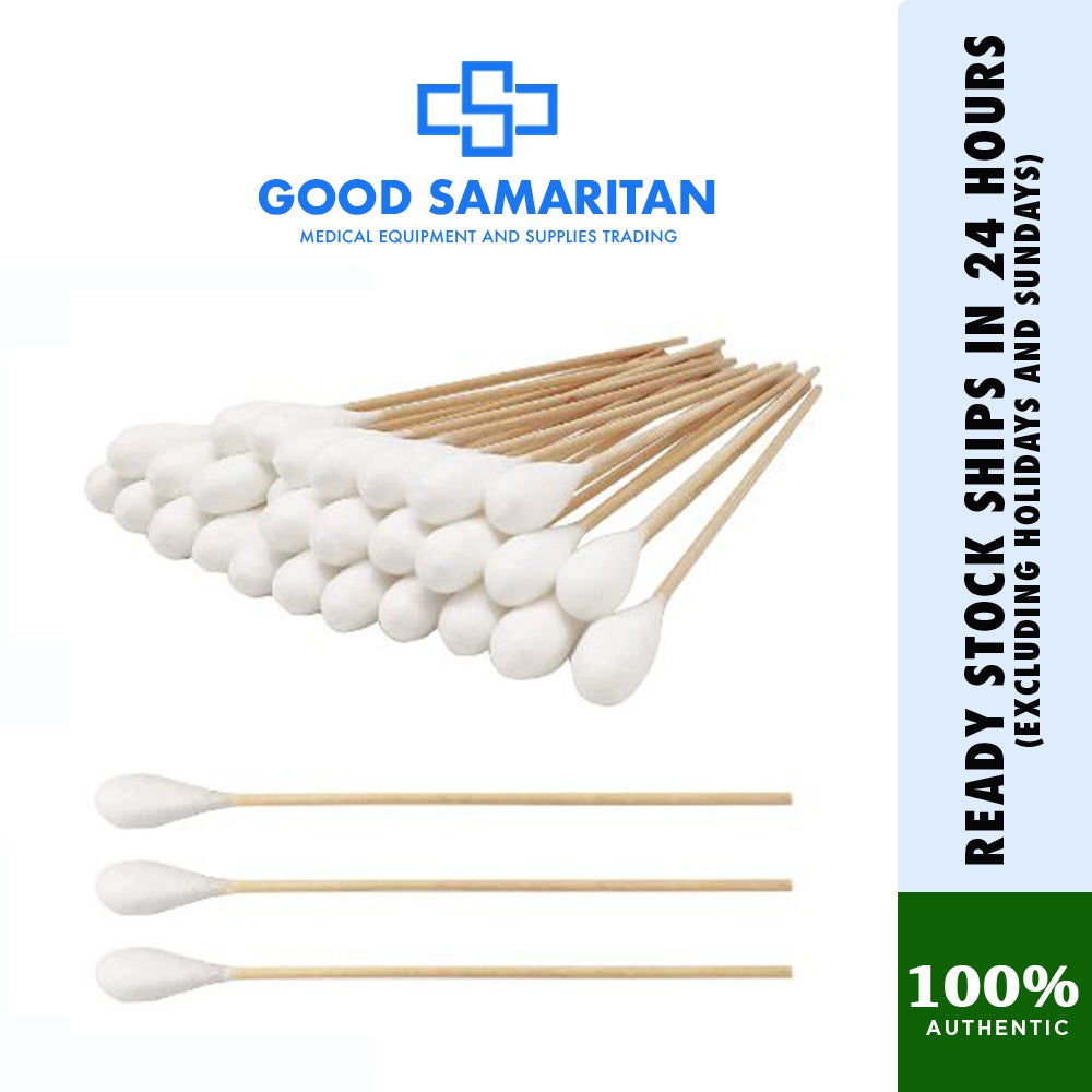 Cotton Applicator Small or Big Head / Sterile or Non-Sterile (50 or 100pcs)
