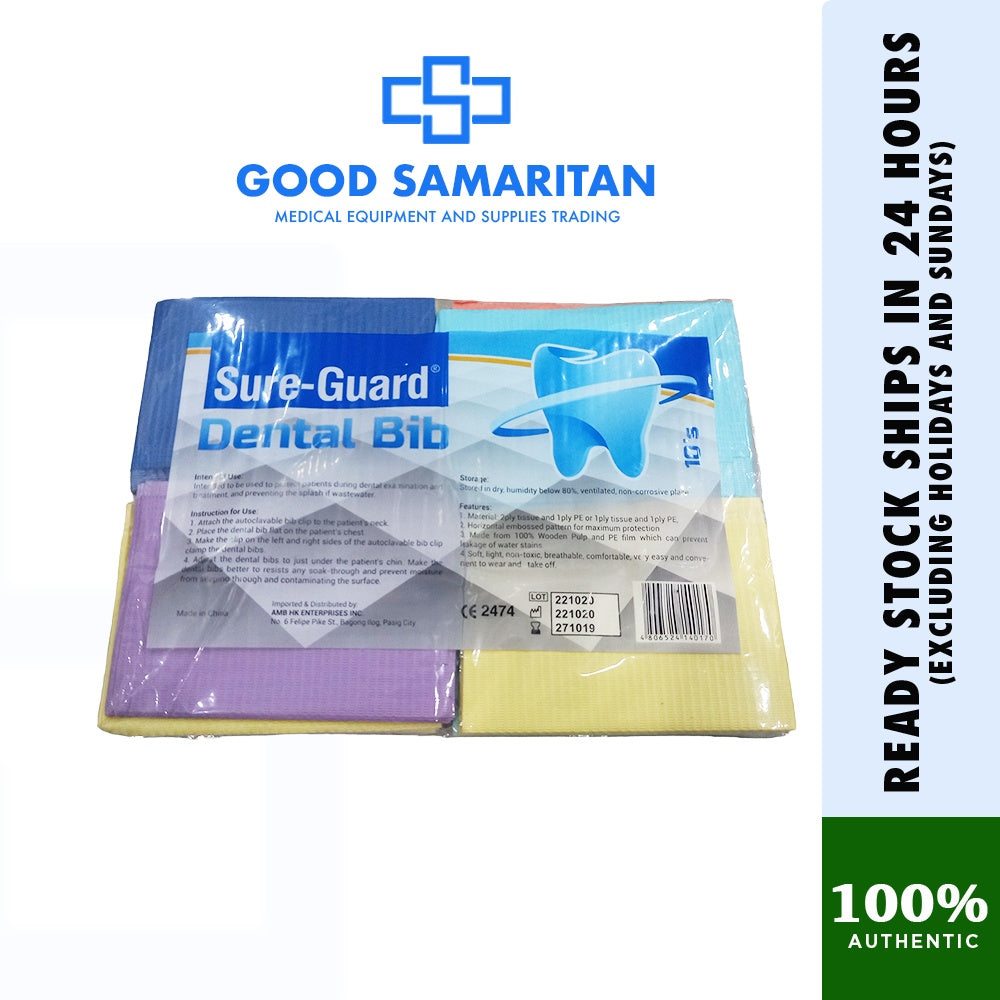 Sure-Guard Dental Bibs 100pcs