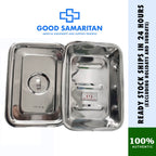 Aluminum Instrument Tray with Lid 10x8 / 11x7 / 12x10 / 8x3 / 8x6 / 9x6