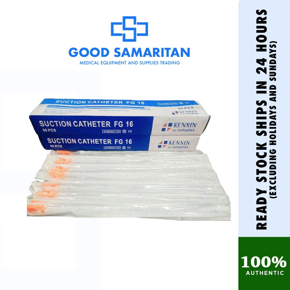 Suction Catheter Sterile FR8 / FR10 / FR12 / FR14 / FR16 / FR18 (Per Piece)