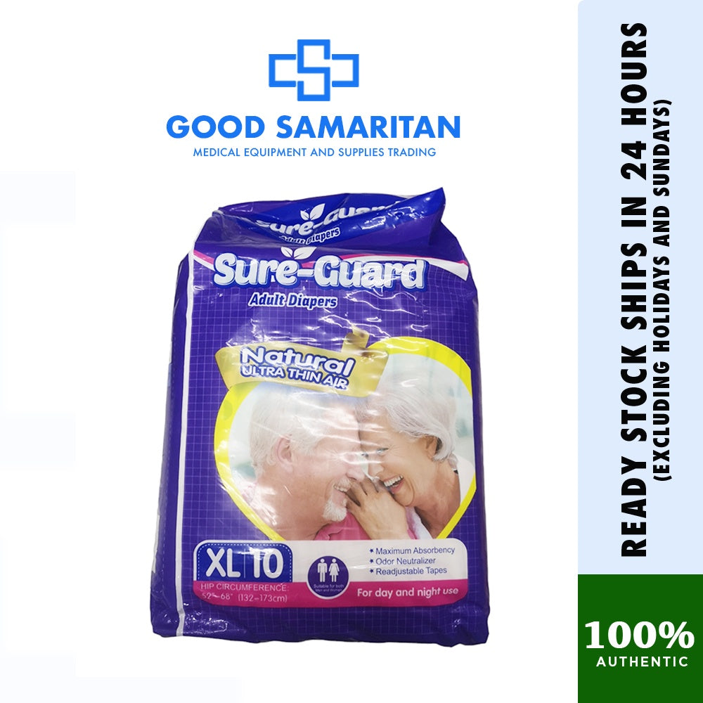Sure-Guard Adult Diaper XL 10pcs per pack