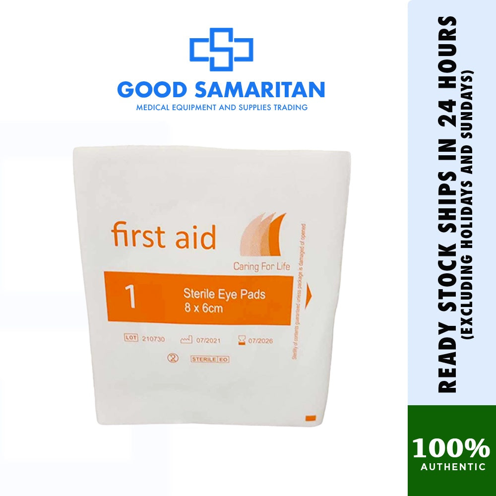 Sterile Eye Pads 8cm x 6cm (per piece)