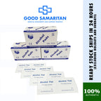 Disposable Alcohol Swab Pads 100pcs / Ethyl / Isopropyl