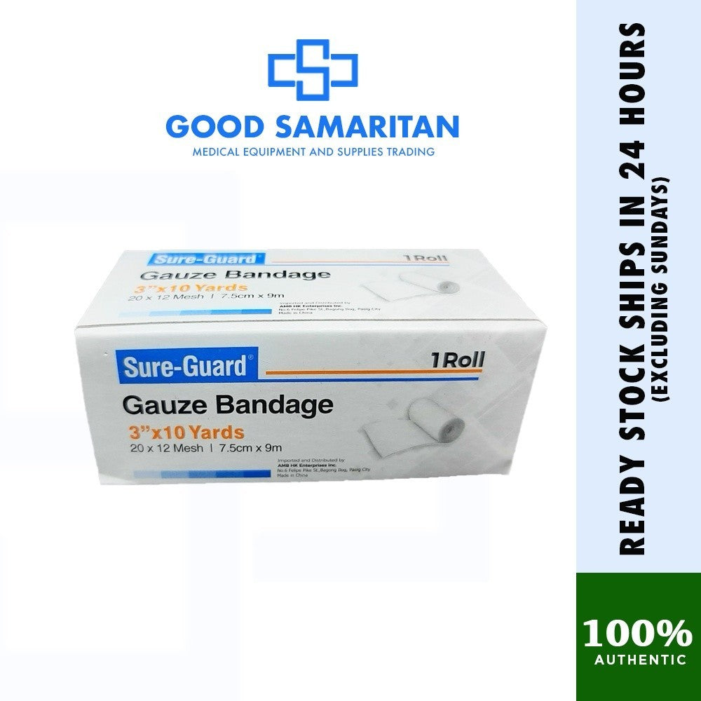 Gauze Bandage 2x10 / 3x10 / 4x10 (12 rolls per box)