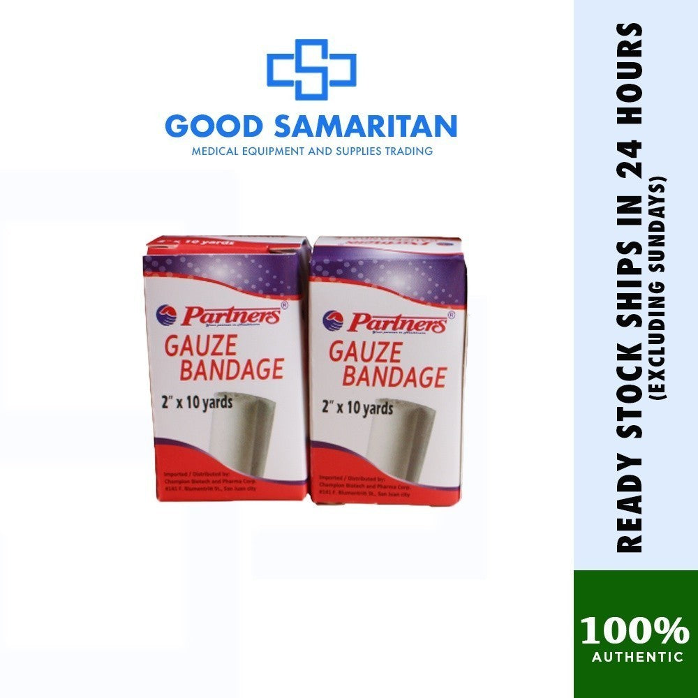 Gauze Bandage 2x10 / 3x10 / 4x10 per piece (any brand)