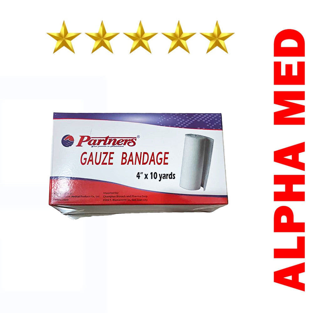 Gauze Bandage 2x10 / 3x10 / 4x10 per piece (any brand)