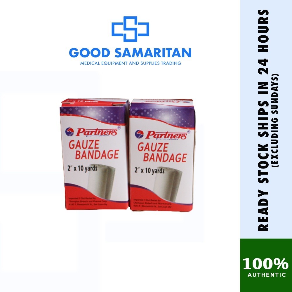 Gauze Bandage 2x10 / 3x10 / 4x10 (12 rolls per box)