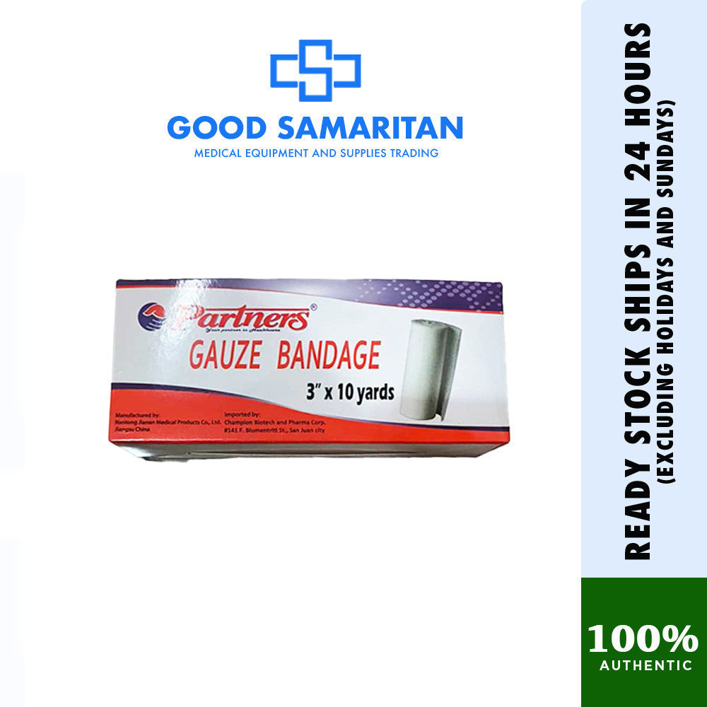 Gauze Bandage 2x10 / 3x10 / 4x10 per piece (any brand)
